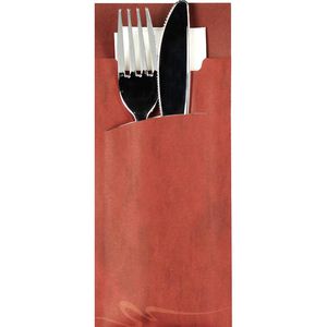 Bestecktaschen Papstar 85207, bordeaux