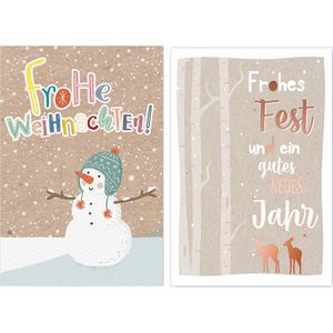 Produktbild für Weihnachtskarte Böttcher-AG modern sortiert