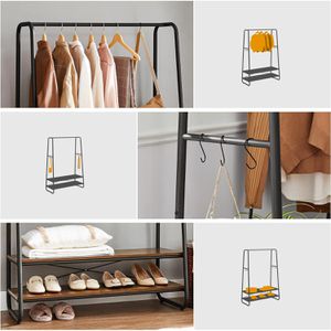 Produktbild für Garderobenständer Vasagle RGR112B01, schwarz