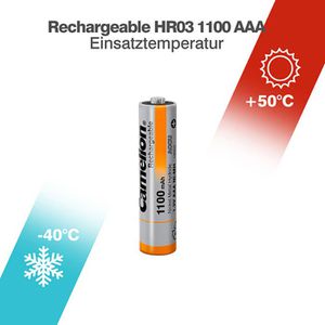Produktbild für Akku Camelion High Energy, 1,2 V, 1100 mAh