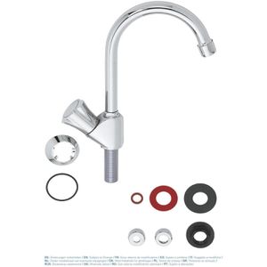 Produktbild für Waschtischarmatur GROHE Costa L Standventil, verchromt