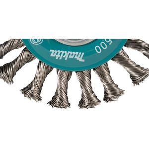 Produktbild für Drahtbürste Makita D-73352, gezopft Scheibenbürste Ø 115mm
