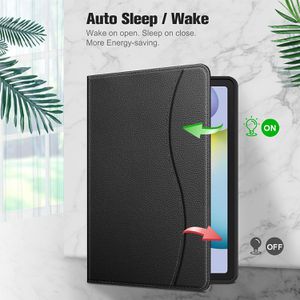 Produktbild für Tablet-Hülle Fintie Multi-Winkel Folio, schwarz