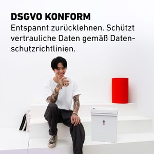Produktbild für Aktenvernichter Ideal 82009111 Shredcat 8200 CC, weiß