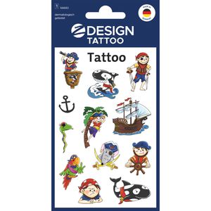 Temporäre-Tattoos Zweckform Z-Design 56683, farbig