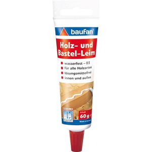 Baufan Holzleim D3, 102794, 60g, ohne Lösungsmittel, wasserfest