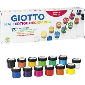 Temperafarben GIOTTO-Fila F351300 Schulmalfarben