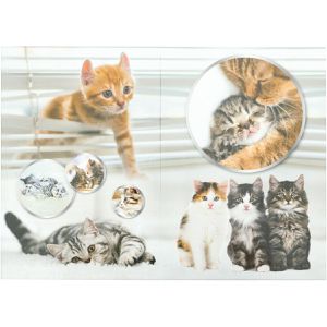 Produktbild für Papierkorb Herma 19740, Katzen