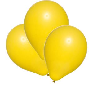 Susy-Card Luftballons 40011288, gelb, rund, Ø 22 cm, 25 Stück
