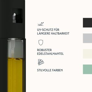 Produktbild für Ölsprüher Schmidt&amp;Kramer Mitternacht, schwarz,Glas &amp; Edelstahl