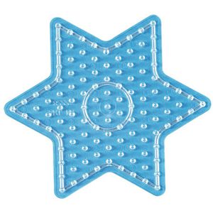 Produktbild für Steckplatte Hama-Perlen 8105, Herz &amp; Stern, Set