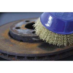 Produktbild für Drahtbürste BGS-technic 3987, Topfbürste Ø 100mm