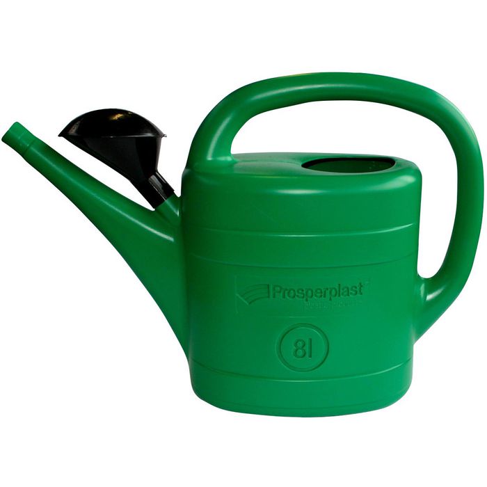 Prosperplast Gießkanne Spring, grün, Kunststoff, mit Brausekopf, ca. 8  Liter – Böttcher AG