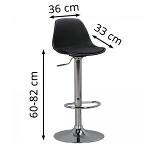 Produktbild für Barhocker AMSTYLE KORSIKA, SPM2.001, mit Lehne
