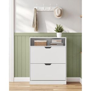 Produktbild für Schuhschrank Vasagle LBC048W01, weiß