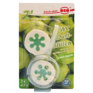 WC-Duftspüler ORO fresh WC-Duftblüten Green Apple