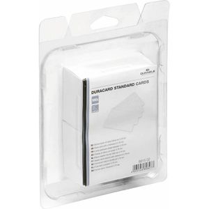 Produktbild für Plastikkarten Durable Duracard, blanko, weiß glänzend