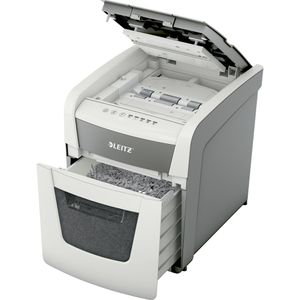 Produktbild für Aktenvernichter Leitz 8035 IQ Autofeed Small Office 50, weiß