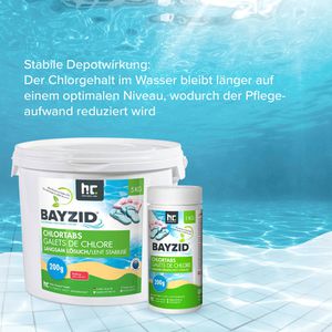 Produktbild für Chlor Höfer-Chemie BAYZID organisch, langsamlösliche Tabletten