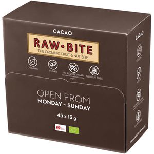 Produktbild für Fruchtriegel Raw-Bite Rohkost OfficeBox Cacao, BIO