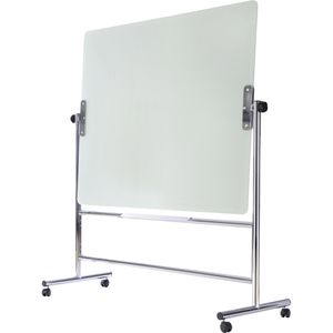 Produktbild für Glas-Magnettafel Bi-Office GQR0450 mobil, auf Rollen