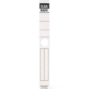 Produktbild für Rückenschilder Elba 04404, weiß