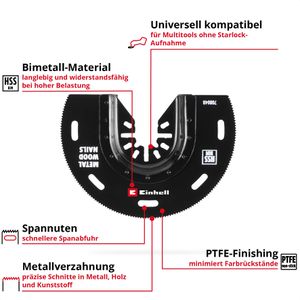 Produktbild für Multifunktionswerkzeug-Zubehör Einhell 708048