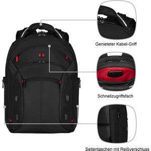 Produktbild für Laptop-Rucksack Wenger Gigabyte, 600627, schwarz