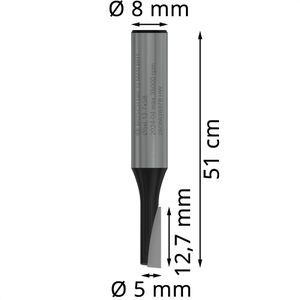 Produktbild für Fräser Bosch PRO Nutfräser Standard for Wood, 8 mm