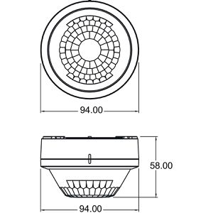 Produktbild für Präsenzmelder Theben LUXA 103 S360-100-28 AP AN