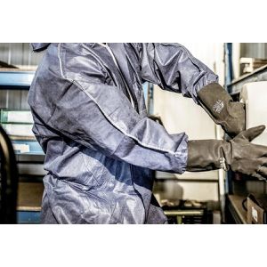 Produktbild für Schutzanzug NITRAS Polysafe Basic II, blau