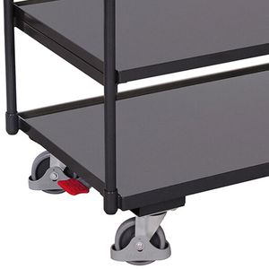 Produktbild für Tischwagen VARIOfit sw-600.601/AG, Metall &amp; Holz