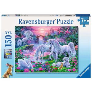 Ravensburger Puzzle 10021 Einhörner im Abendrot, 150 XXL-Teile, ab 7 Jahre