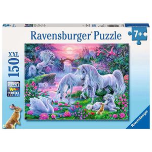 Puzzle Ravensburger 10021, Einhörner im Abendrot