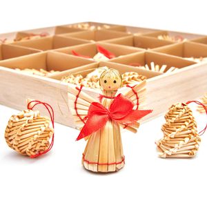 Produktbild für Weihnachtsbaumschmuck BRUBAKER 8011, 3,5-6,5 cm