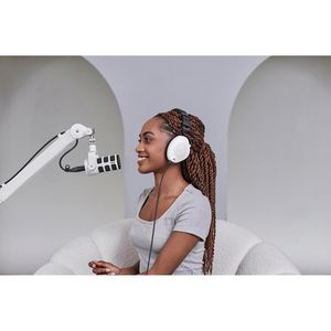 Produktbild für Mikrofon RODE PodMic, weiß