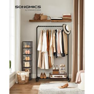 Produktbild für Garderobenständer Songmics HSR25BK, schwarz