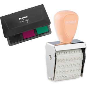 Produktbild für Motivstempel Trodat Creative Mini Set Zierleisten, aus Metall