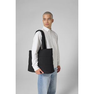 Produktbild für Einkaufstasche BagBase Quilted Tote BG701, schwarz