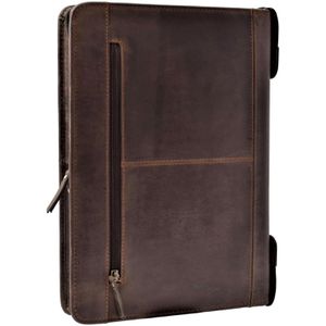 Produktbild für Schreibmappe Menzo MB55, Echt Leder, marone, A4