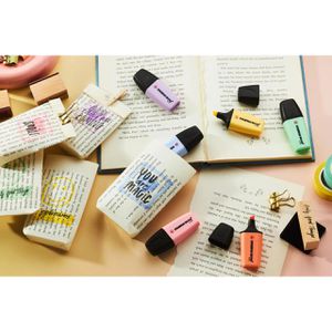 Produktbild für Textmarker Stabilo Boss MINI Pastel, 6 Stück