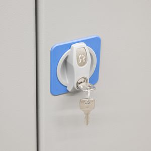 Produktbild für Werkzeugschrank Güde Typ Universal, aus Metall, blau / grau