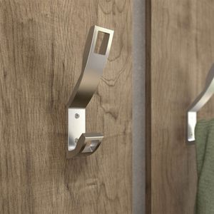 Produktbild für Garderobenhaken SO-TECH Peti, 117385, edelstahloptik