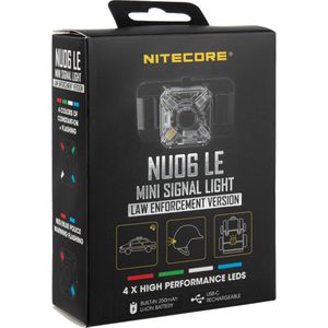 Produktbild für Warnleuchte Nitecore NU06LE, RGB, mit 180° LED
