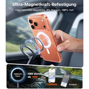 Produktbild für Handyhülle Torras Guardian Magnetic Series MagSafe transparent