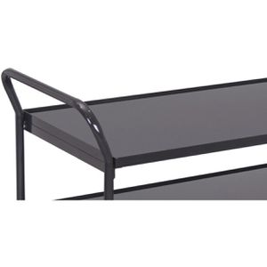 Produktbild für Tischwagen VARIOfit sw-600.600/AG, Metall &amp; Holz