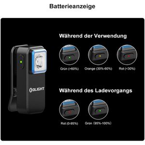 Produktbild für Arbeitsleuchte Olight Oclip schwarz, LED