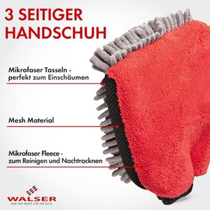 Produktbild für Auto-Waschhandschuh Walser &amp; Schwamm, Set