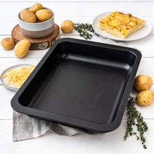 Produktbild für Auflaufform Zenker SpecialCooking Ofenform, schwarz, aus Stahl