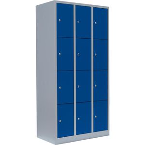 Produktbild für Schließfachschrank Lüllmann 520431, blau